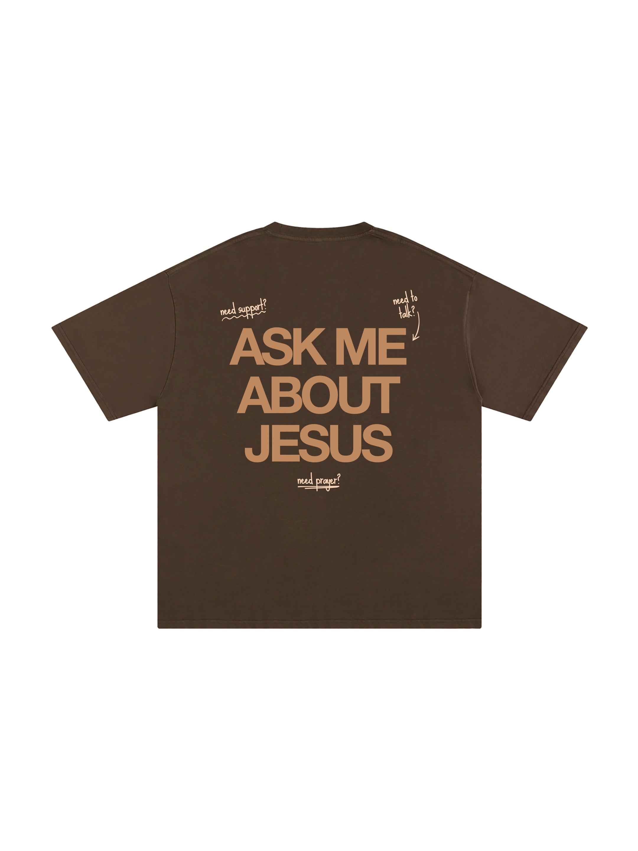 ASK ME ABOUT JESUS UNISEX TEE