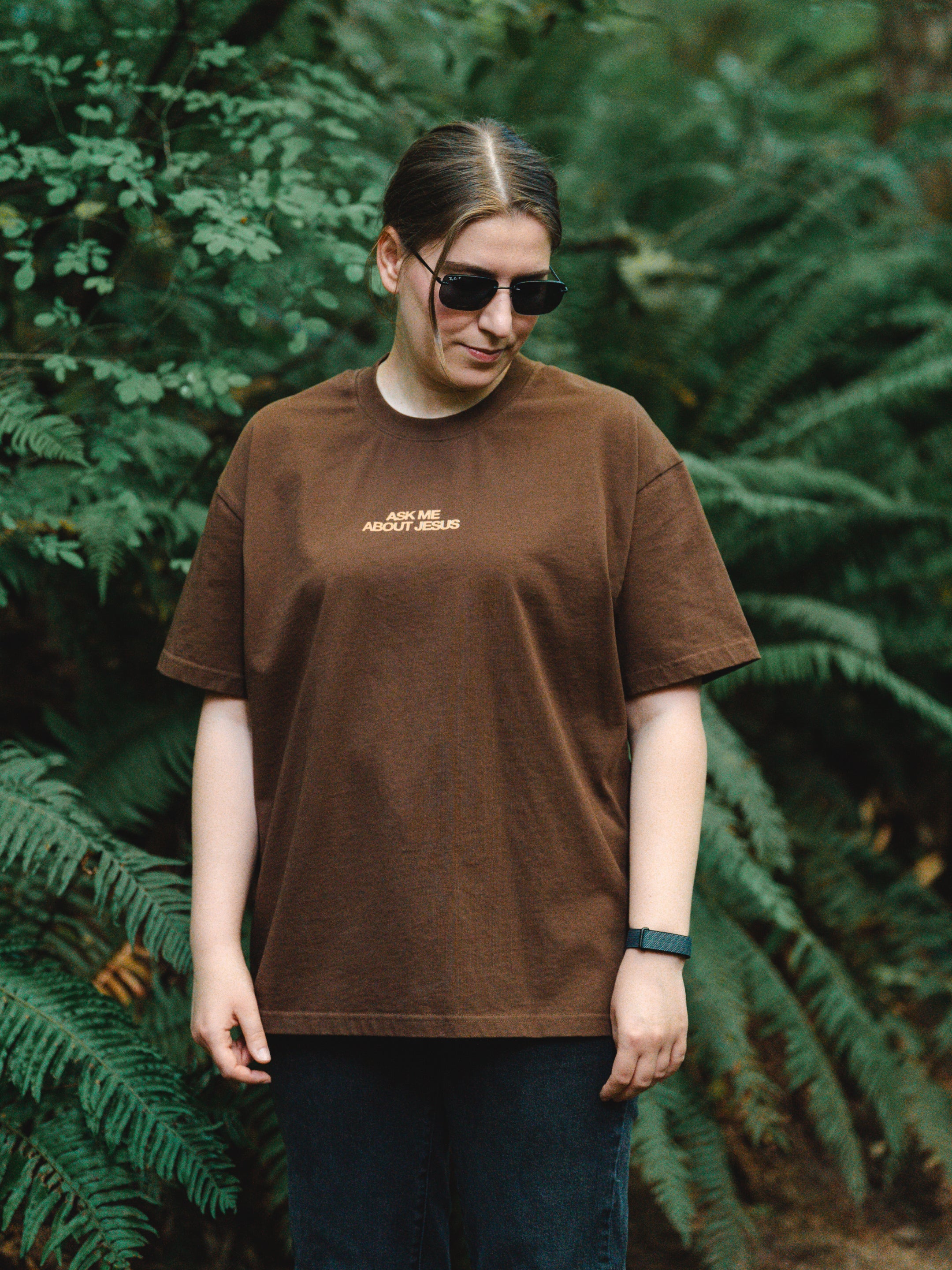 ASK ME ABOUT JESUS UNISEX TEE